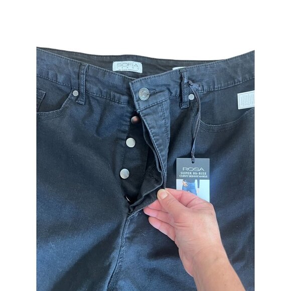 Sofia Jeans By Sofia Vergara Super High Rise Curvy Skinny Ankle Size 18 - Picture 8 of 11